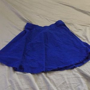 Blue circle skirt